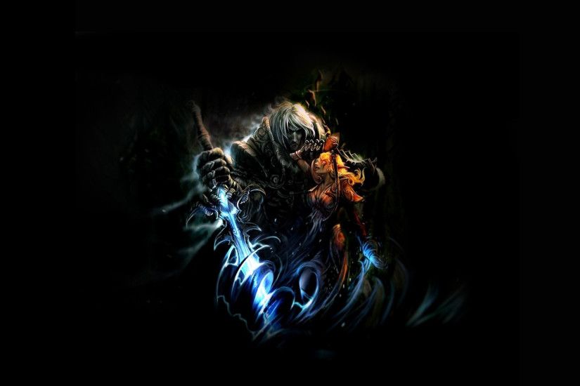 3840x2160 Wallpaper world of warcraft, character, background, graphics,  sword