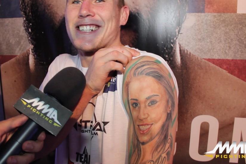 UFC Fight Night 67: Darren Till Says He Didn't Get Paige VanZant Tattoo