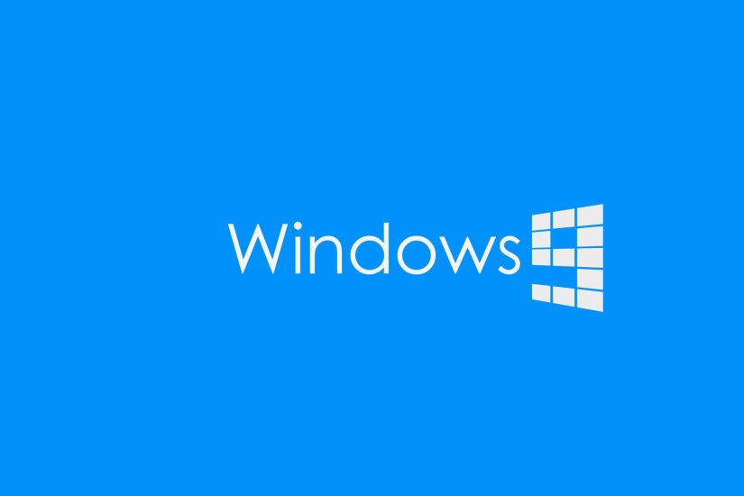 Microsoft Windows 9 Sky Blue Full Screen Desktop Background Wallpaper .