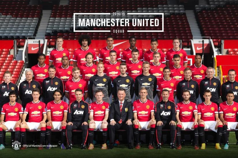 manchester-united-2014-2015-squad-photo-wallpaper Wallpaper: 1920x1080