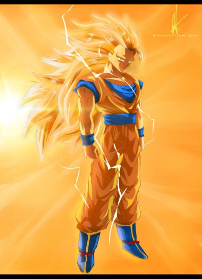 ... Super Saiyan 3 Goku! by DeviousSketcher