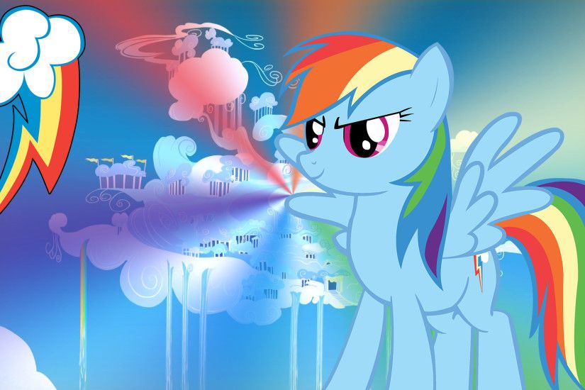 MLP Rainbow Dash Wallpaper | Rainbow Dash - My Little Pony Wallpaper FullHD  by mwerec