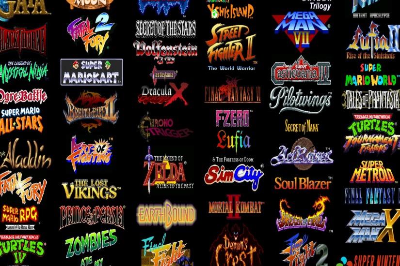 Video games super nintendo retro games wallpaper background
