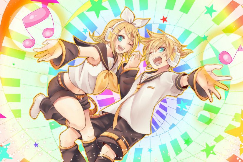 Rin And Len Kagamine Wallpaper Vocaloid Twins Kagamine Rin