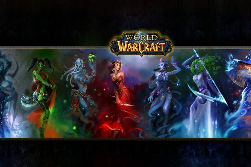 Preview wallpaper world of warcraft, characters, faces, fan art 3840x2160