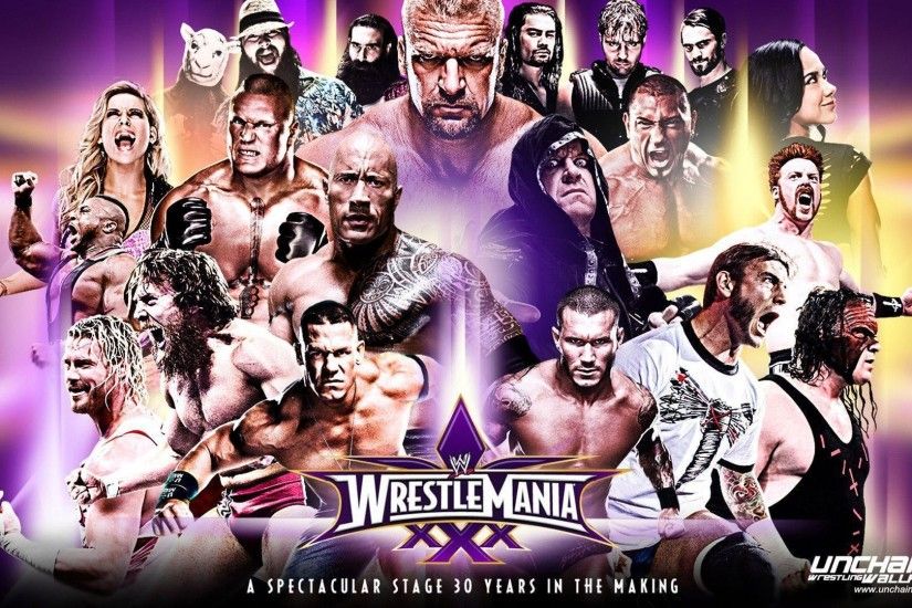 2014 Kick-Off Wallpaper! WWE WrestleMania "30 Years In The Making .