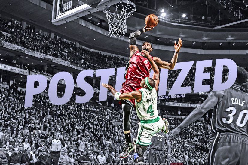 Lebron James Dunk wallpapers wide