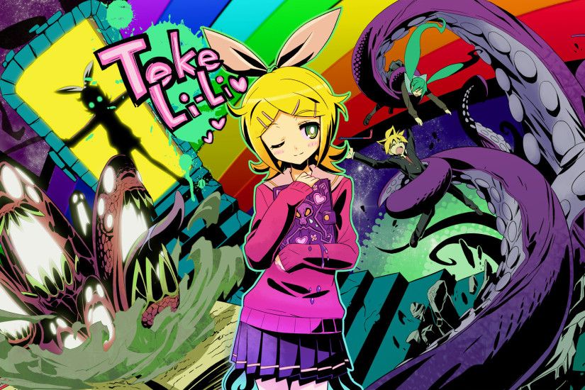 Kagamine Rin from Vocaloid wallpaper