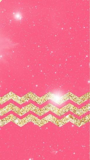 iPhone wallpaper pink and gold