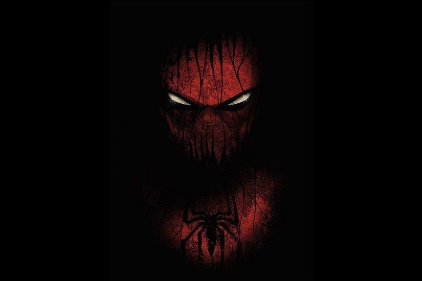 spider-man-face-minimal - Nexus Wallpaper