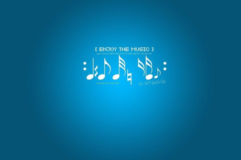 Blue background music notes wallpaper | AllWallpaper.in #3094 | PC .