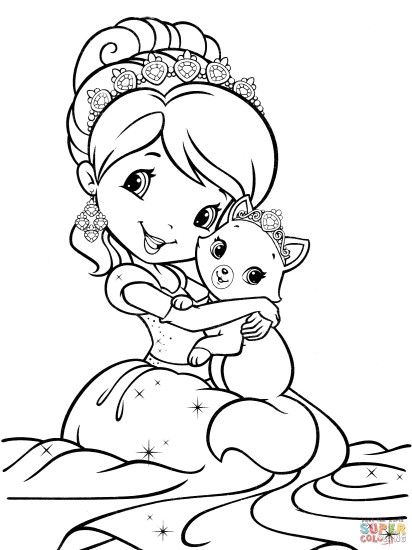 Strawberry Shortcake And Friends Coloring Pages strawberry shortcake  coloring pages free coloring pages downloads