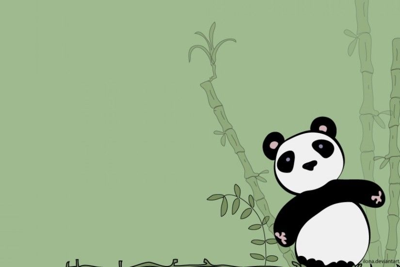 Cute Panda Background wallpaper
