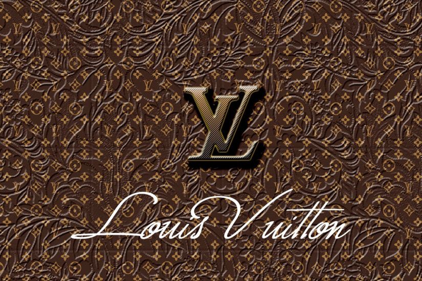 Louis-Vuitton-Brown-Logo-Wallpaper