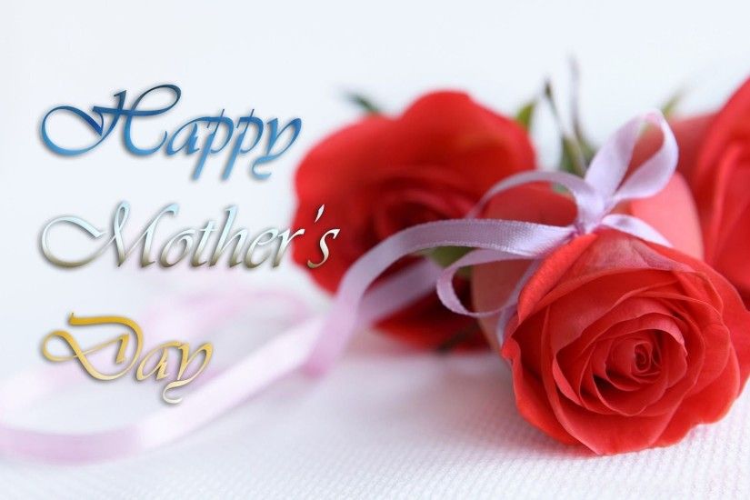 Happy mothers day gift red rose hd wallpaper