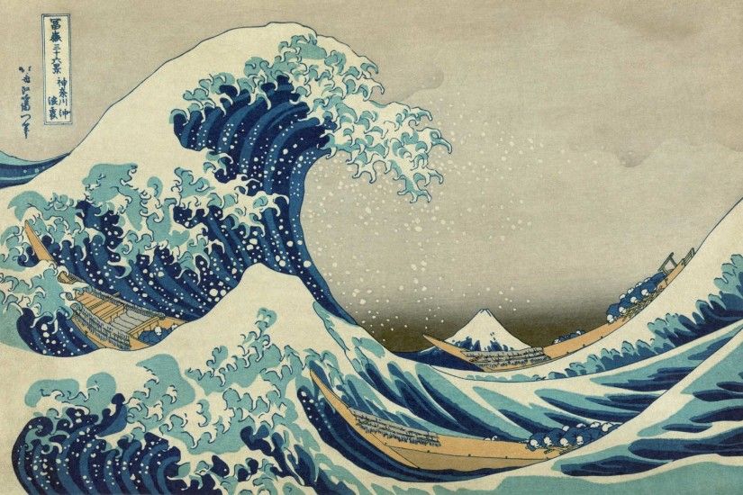 Katsushika-Hokusai-The-Great-Wave-off-Kanagawa | HD Wallpapers
