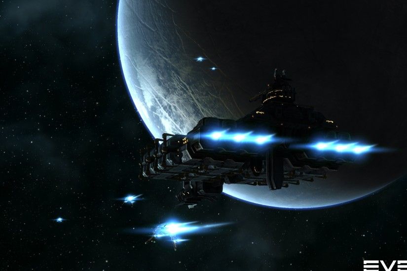3840x2160 Wallpaper eve online, planet, space, spaceship