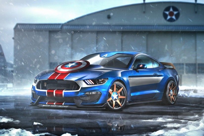 Automotive / Cars / Captain America Wallpaper