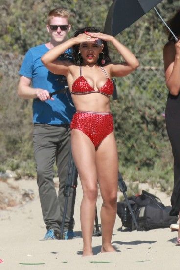 Tinashe in Red Bikini 2016 -05 - Full Size