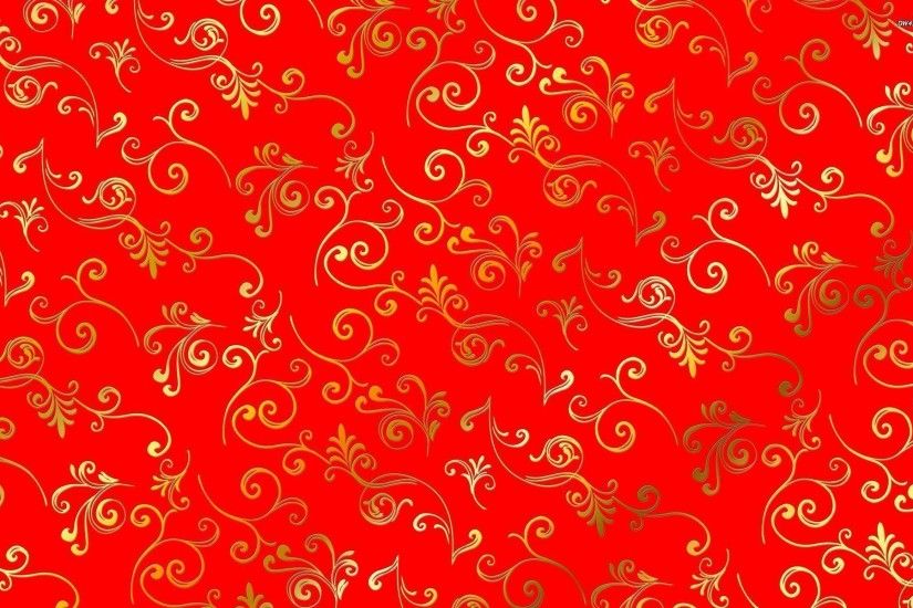 Golden swirl pattern wallpaper - Vector wallpapers - #