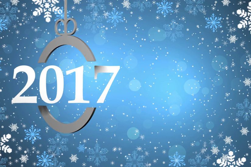 Happy New Year,Christmas,3d winter background 2017 Motion Background -  VideoBlocks
