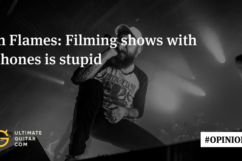 In Flames Frontman: Filming Shows With Phone Is Just Stupid, I Don't Get It  | Music News @ Ultimate-Guitar.Com