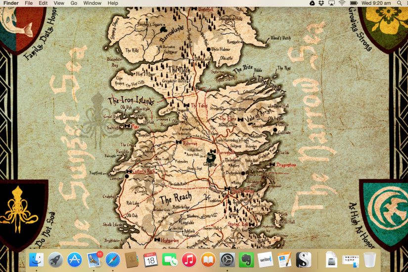 #Wallpaper Wednesday: The Seven Kingdoms of Westeros | Woelf Dietrich