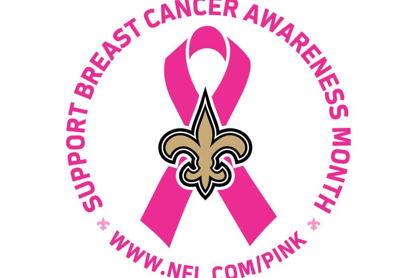 breast cancer awareness month logo | Saints Breast Cancer Awareness Logo