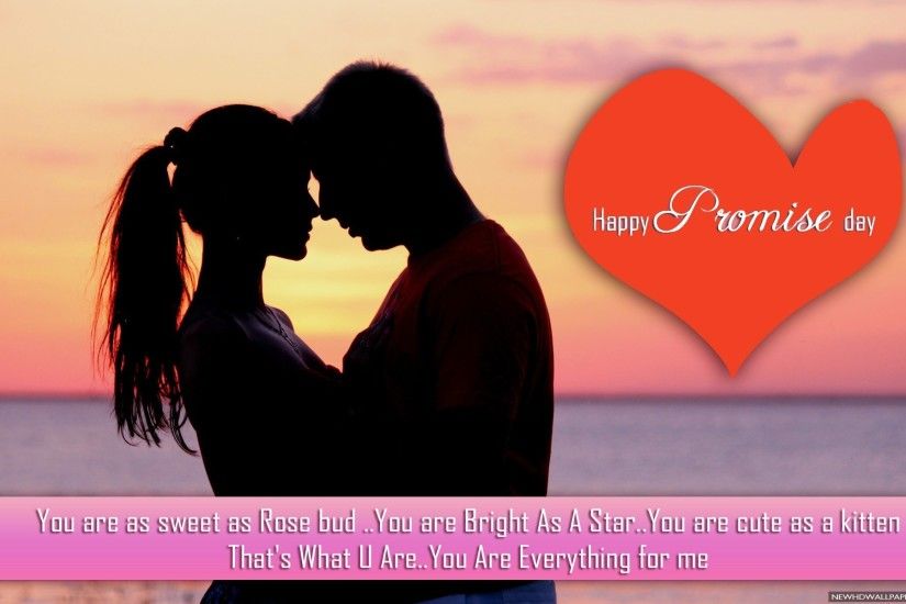 Promise Day Love Couple 2015 Wallpaper