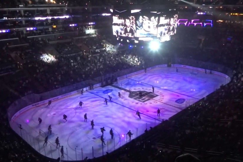 Los Angeles Kings Entrance & Starting Six vs. Maple Leafs 3/13/14 - YouTube