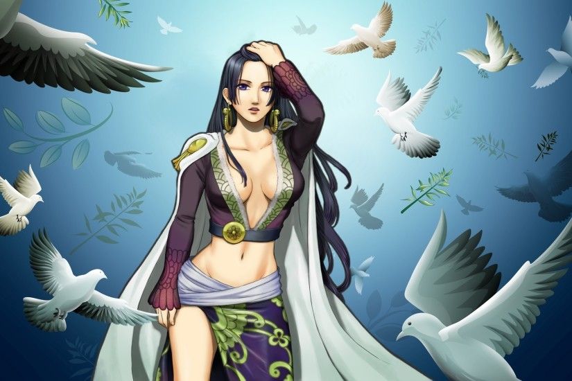 One Piece, Boa Hancock, Anime, Doves Wallpapers HD / Desktop and Mobile  Backgrounds