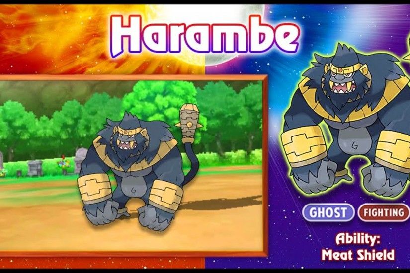 Pokemon Sun And Moon Harambe iPhone Wallpapers HD