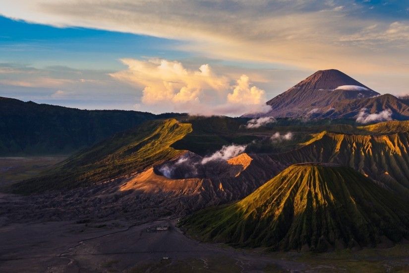 indonesia java volcanic caldera complex - tenger tengger active volcano  bromo