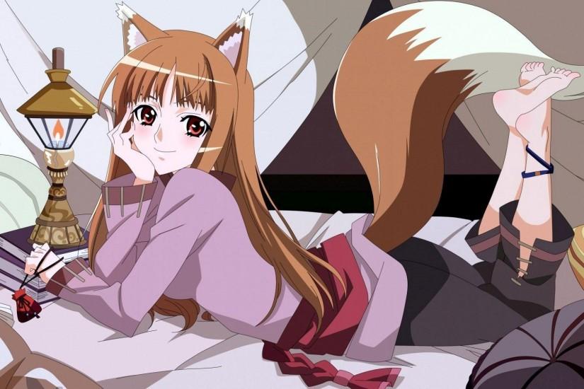 Holo lying in the bed - Spice & Wolf wallpaper 1920x1080 jpg