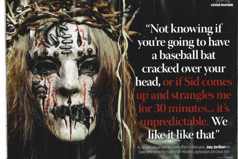 ... Slipknot Joey Jordison Wallpaper ...