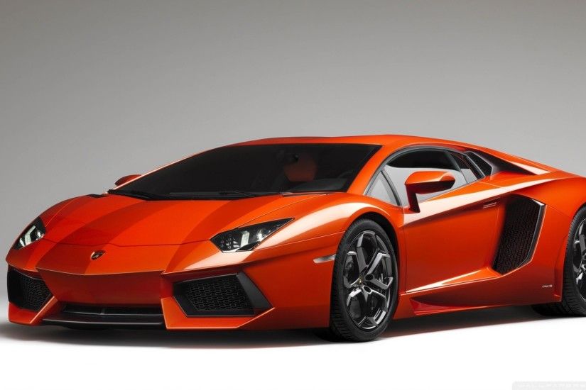 Orange Lamborghini Aventador HD Wide Wallpaper for 4K UHD Widescreen  desktop & smartphone