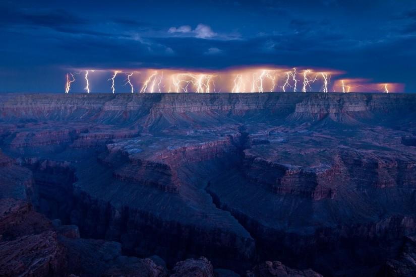HD Gr Canyon Thunderstorm Wallpaper | Download Free - 58608
