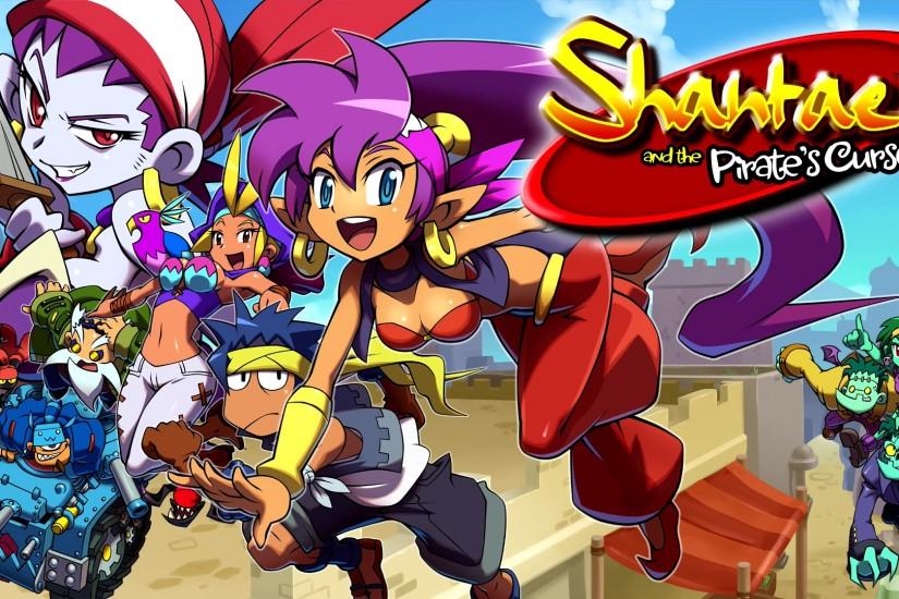 Shantae and the Pirate's Curse splash screen wallpaper