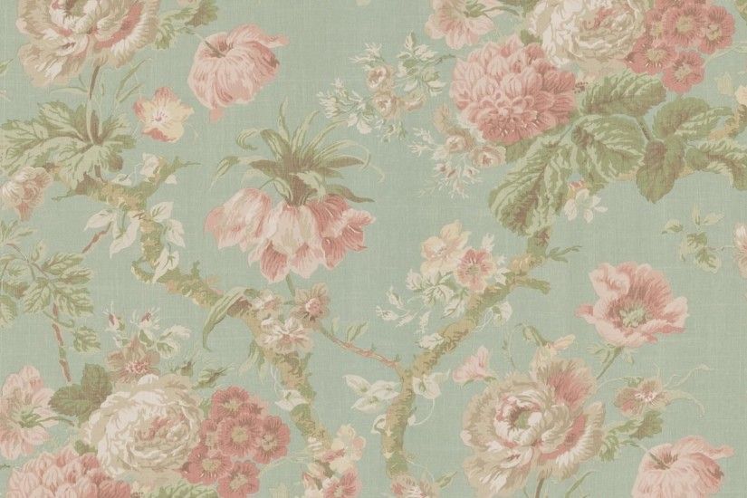 Vintage Flower Wallpaper Background