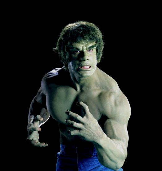 The Incredible Hulk as portrayed in the classic TV series by Lou Ferrigno.