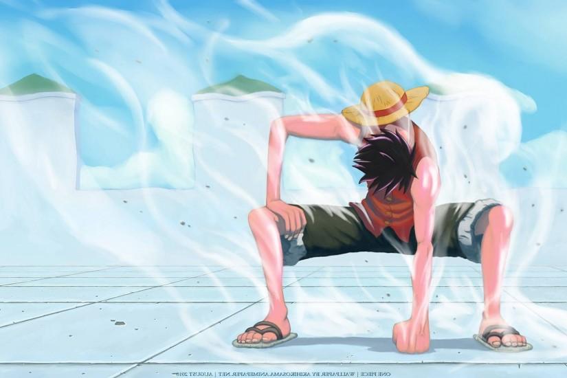 One Piece Luffy Gear Second HD Wallpaper