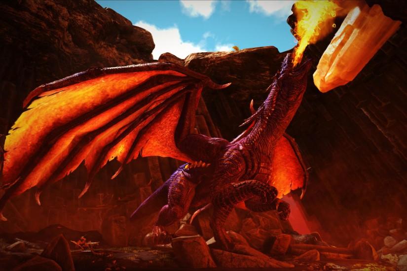 Dragon Boss - ARK: Survival Evolved 3840x2160 wallpaper