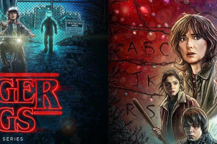 [3840x1080] Made some new Stranger Things wallpapers