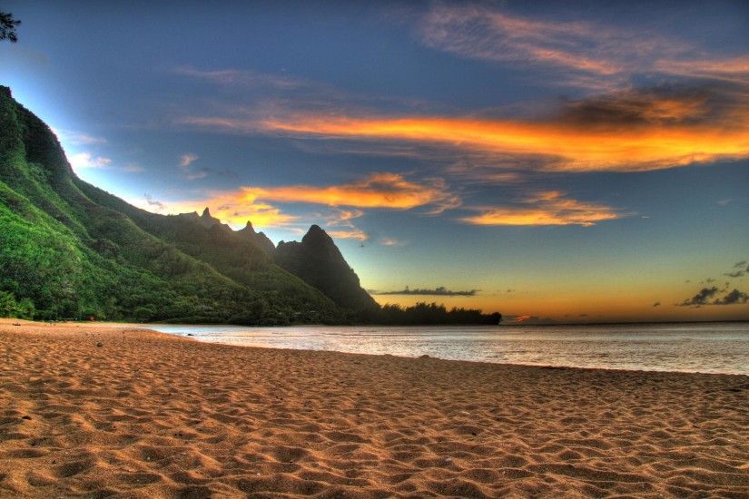 Summer Sunset Beach Background Hd Desktop 9 HD Wallpapers | Hdimges.