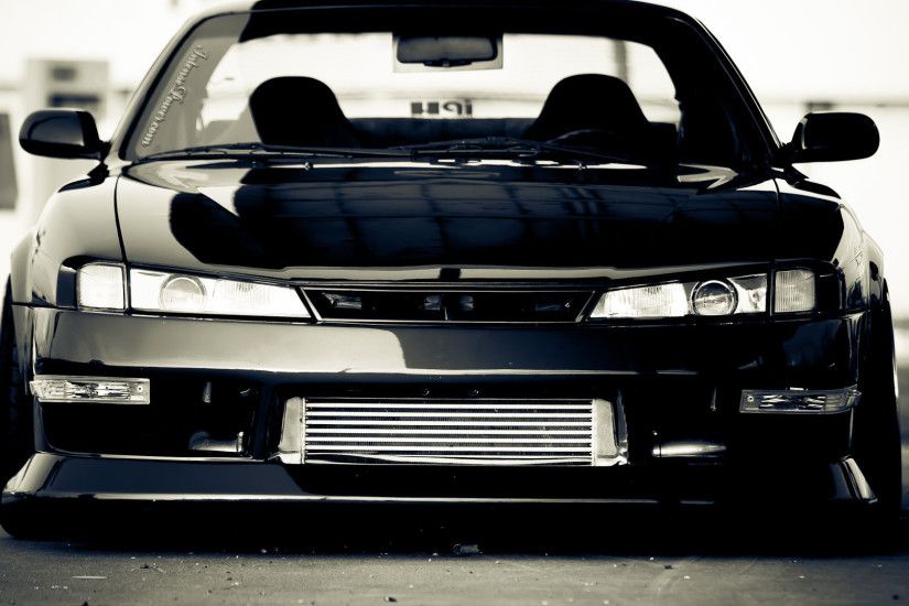 Vehicles - Drift - Bw - Nissan - Silvia Wallpaper