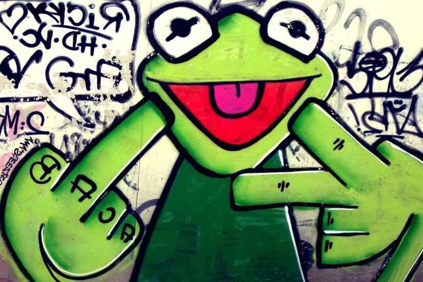 Artistic Frog Graffiti Wallpaper Graffiti Wallpaper