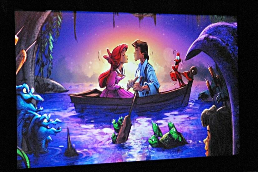 Disney Concept Art the Little Mermaid Cartoon Full HD Background Image for  iPod