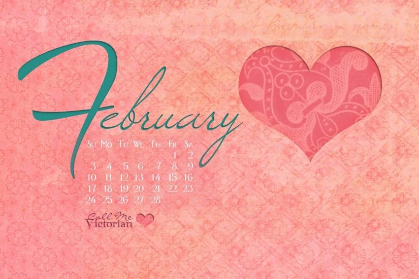 February 2013 Desktop Calendar Wallpaper | Call Me Victorian