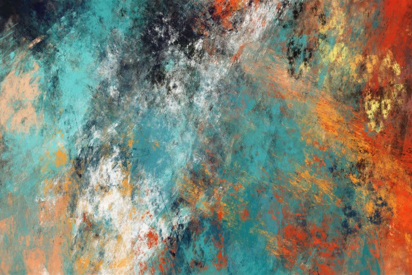 Abstract Paint Art Explosion Wallpaper