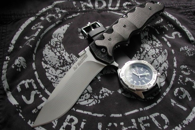 knife knives & wristwatch watches cloth
